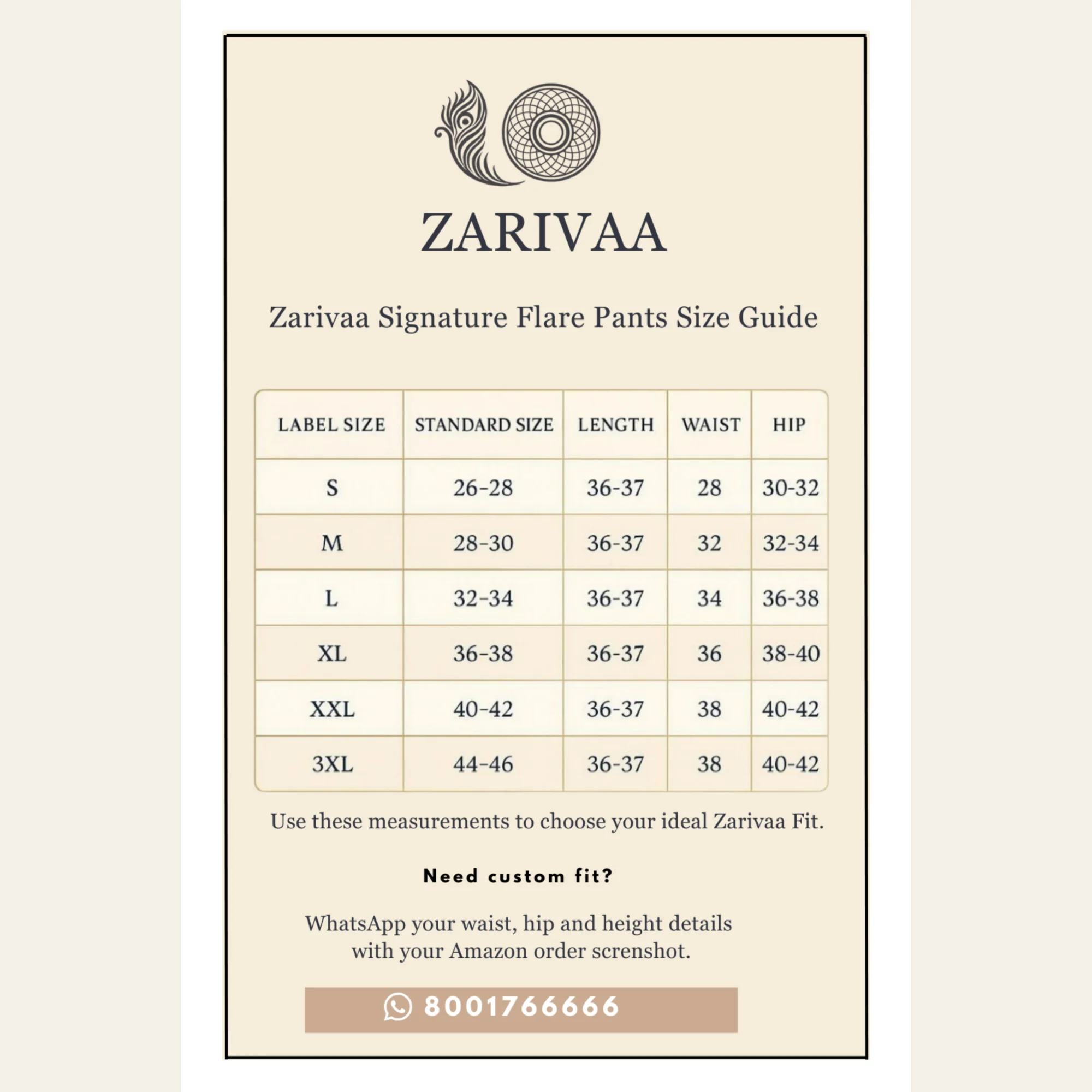 Zarivaa Flare Pant - White - Image 8