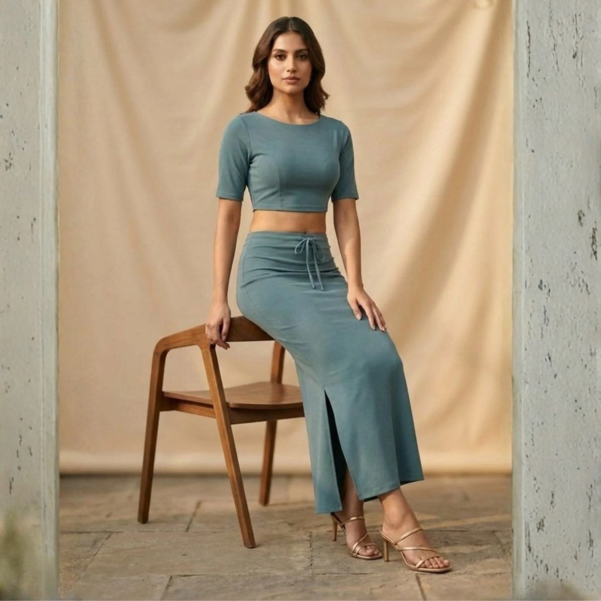 Saree Shaper - Sage Green - Image 6