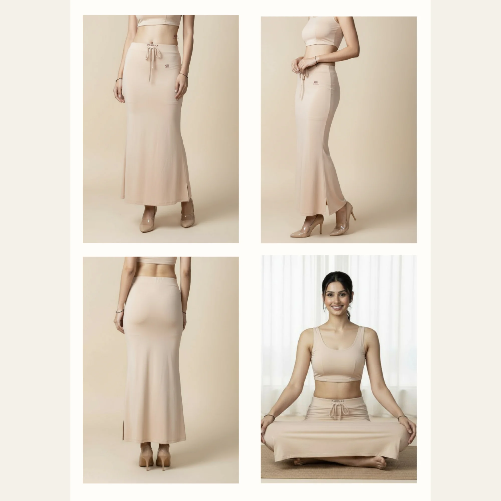 Saree Shaper - Beige and Black - Image 10
