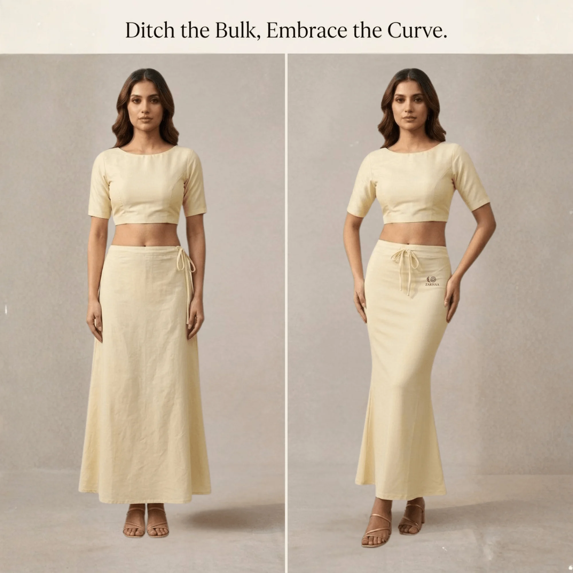 Saree Shaper - Light Beige - Image 6