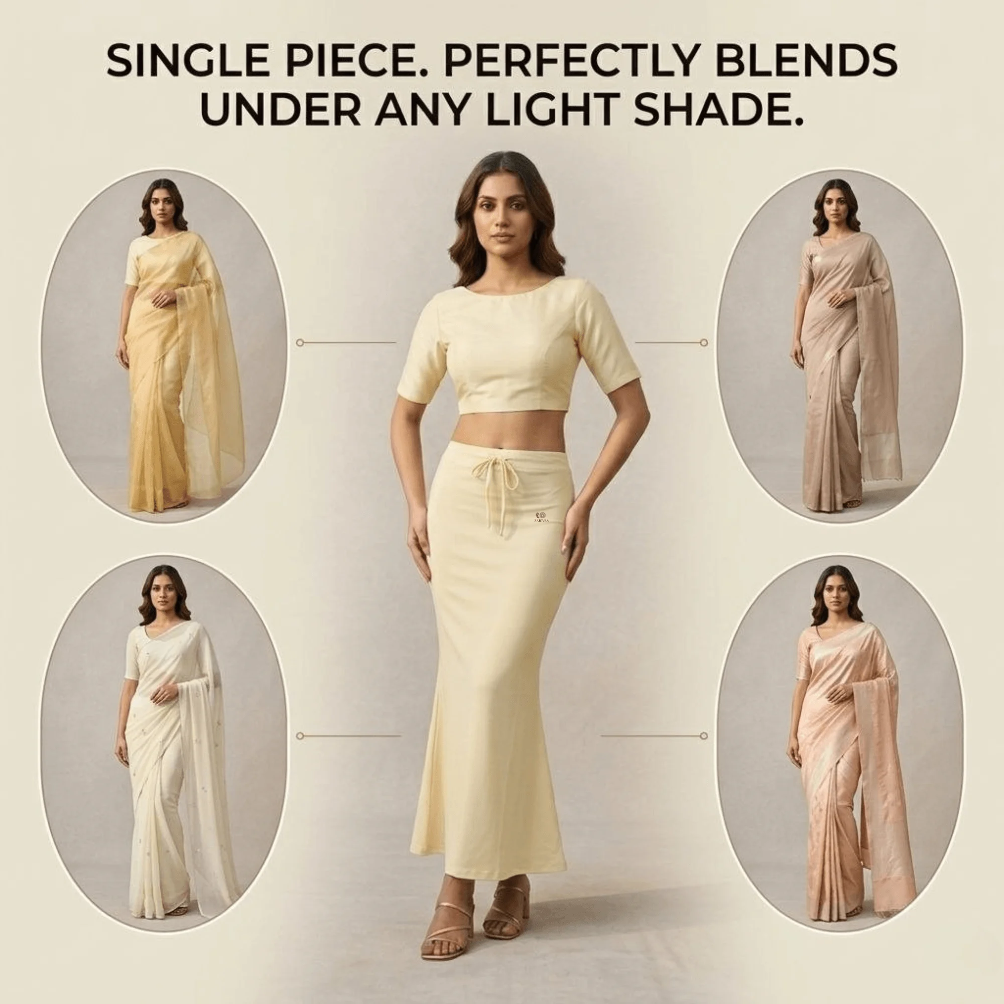 Saree Shaper - Light Beige - Image 8