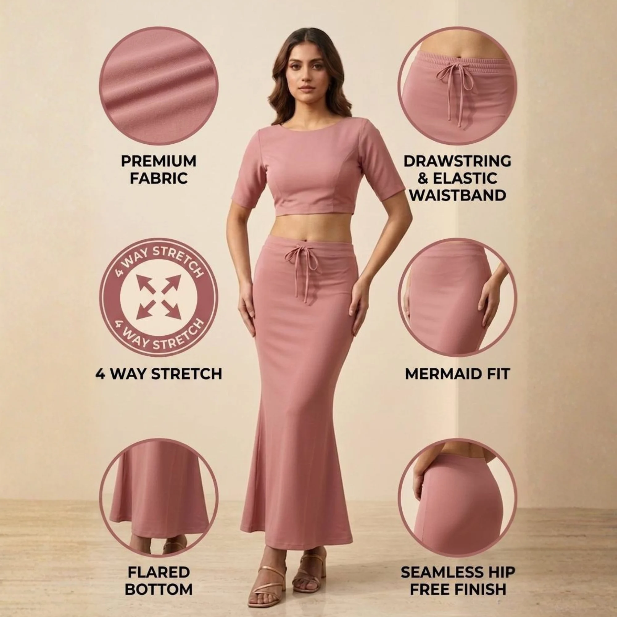 Saree Shaper - Plum - Image 6