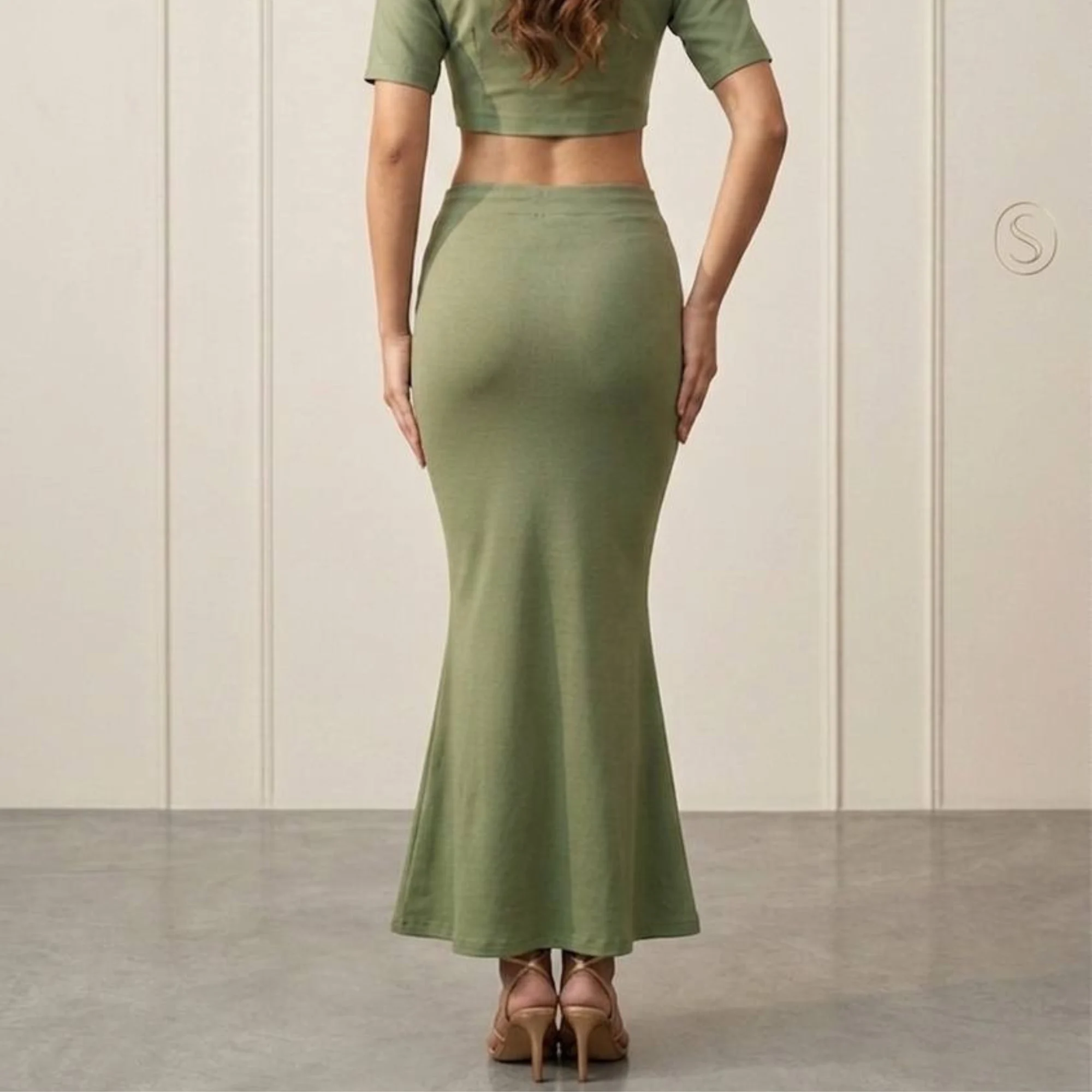 Saree Shaper - Army Green - Image 3