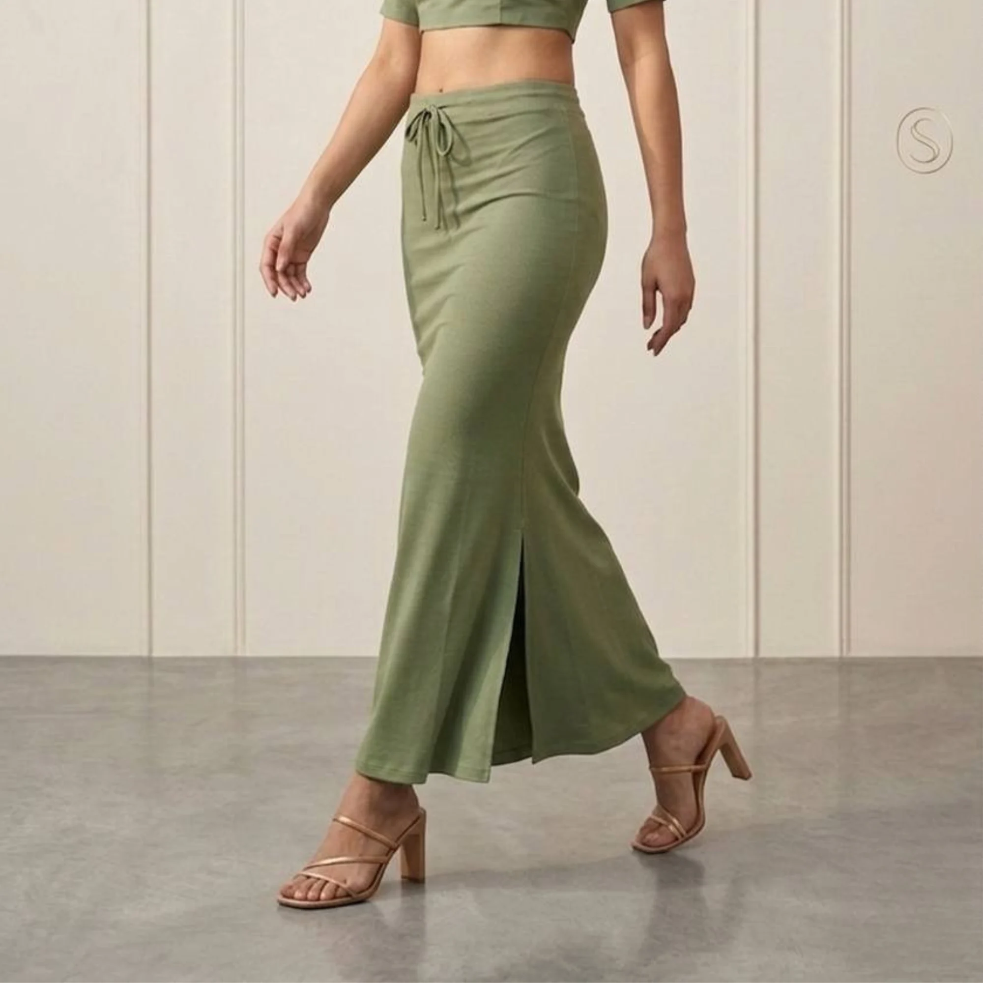 Saree Shaper - Army Green - Image 4