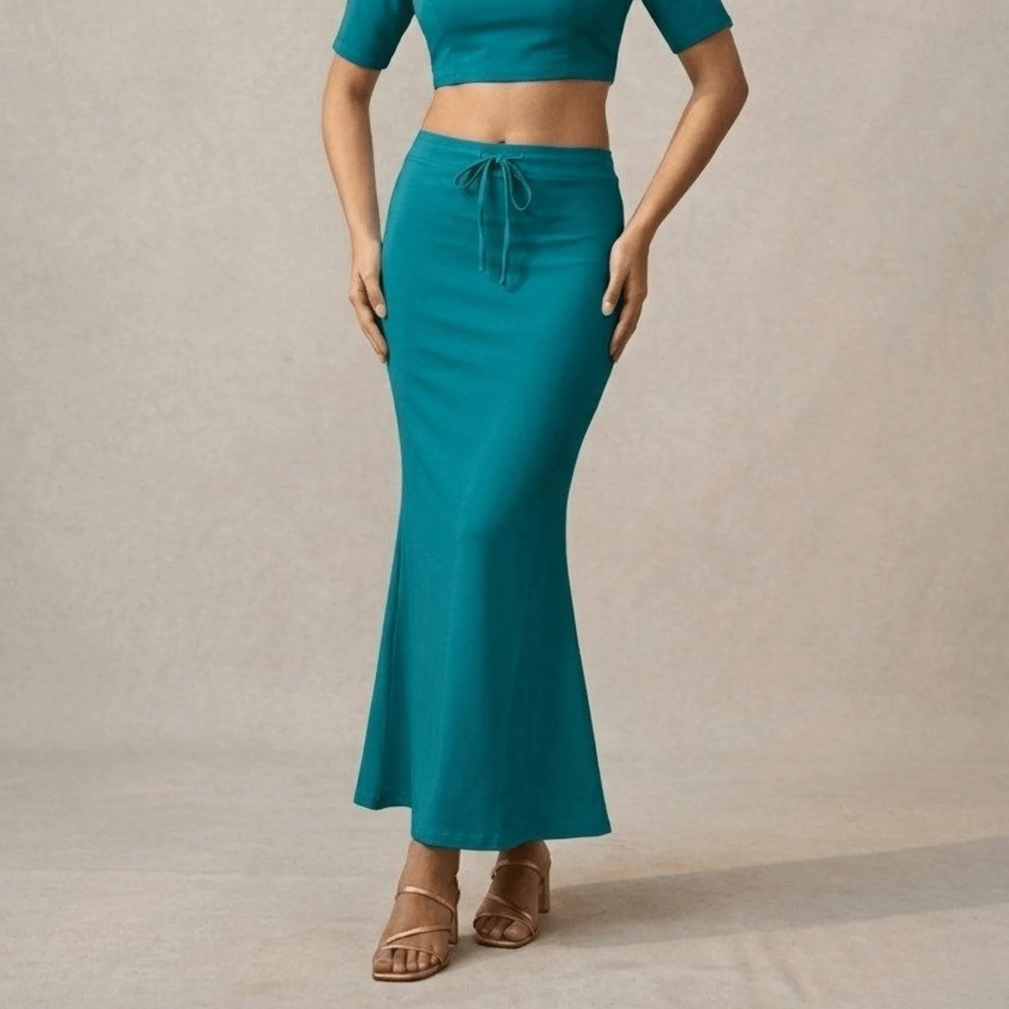 Saree Shaper - Peacock Green - Image 2