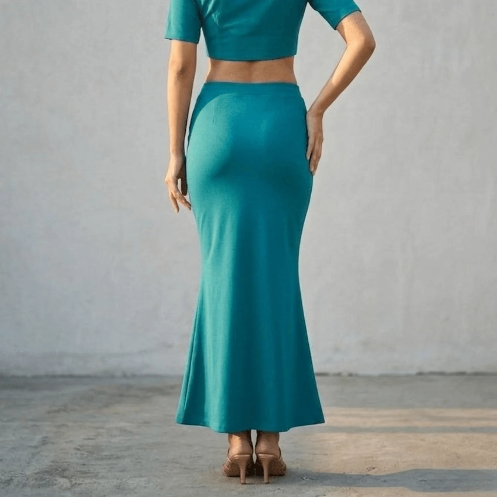 Saree Shaper - Peacock Green - Image 3