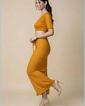 Saree Shaper - Mustard Yellow - Image 3