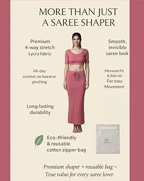 Saree Shaper - Plum - Image 6