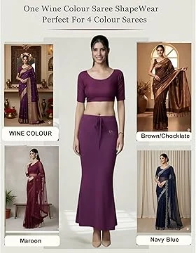 Saree Shaper - Wine - Image 6