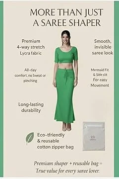 Saree Shaper - Green - Image 7