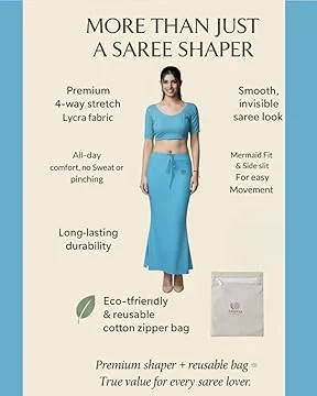 Saree Shaper - Sky Blue - Image 7