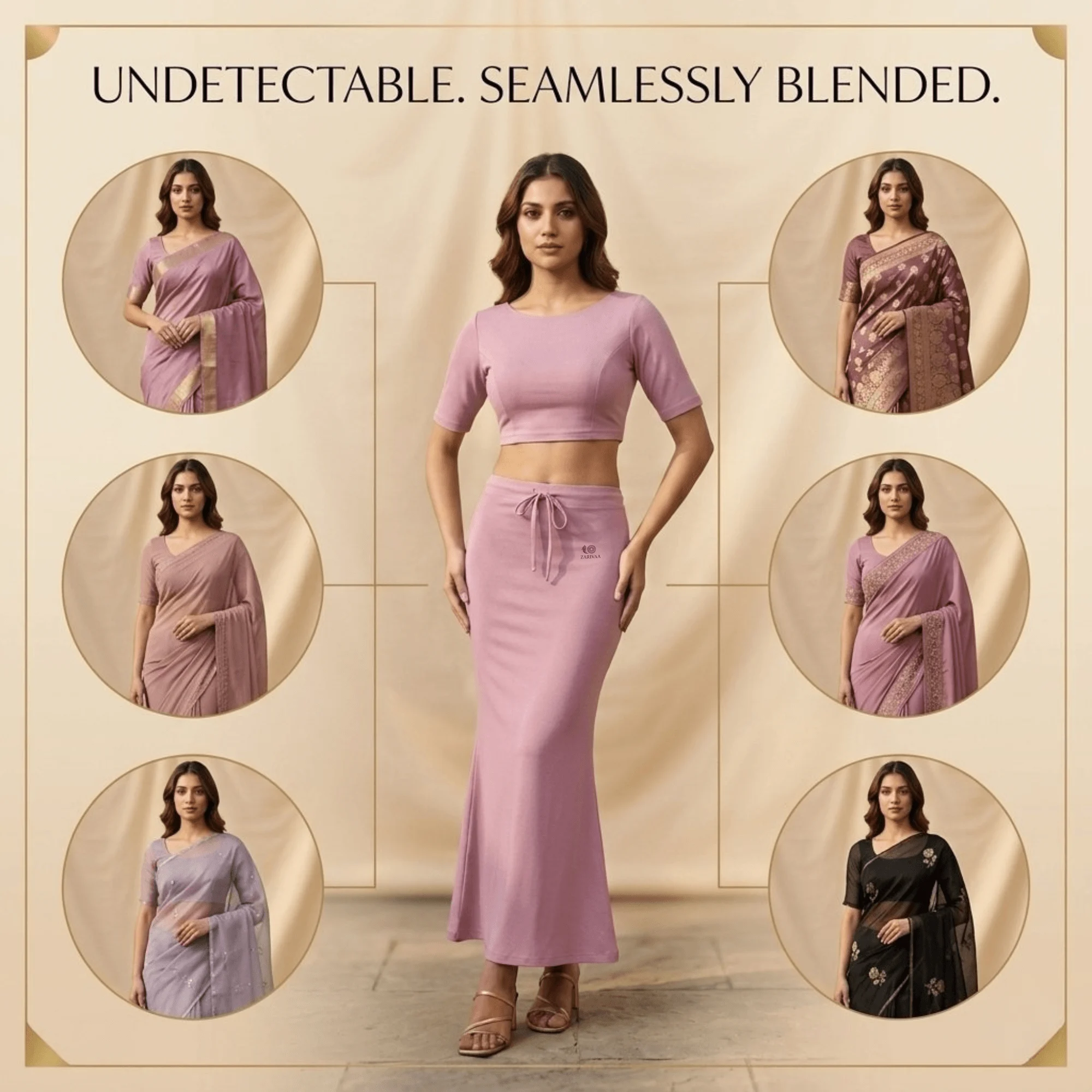 Saree Shaper - Baby Pink - Image 6