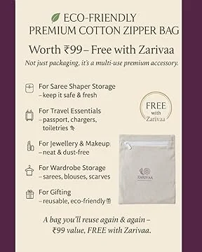 Saree Shaper - Wine - Image 8